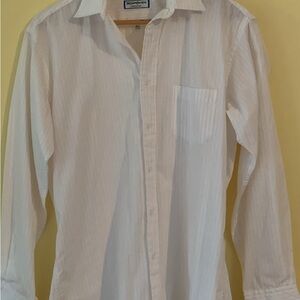 Yves Saint Laurent White Casual Button Down Shirt